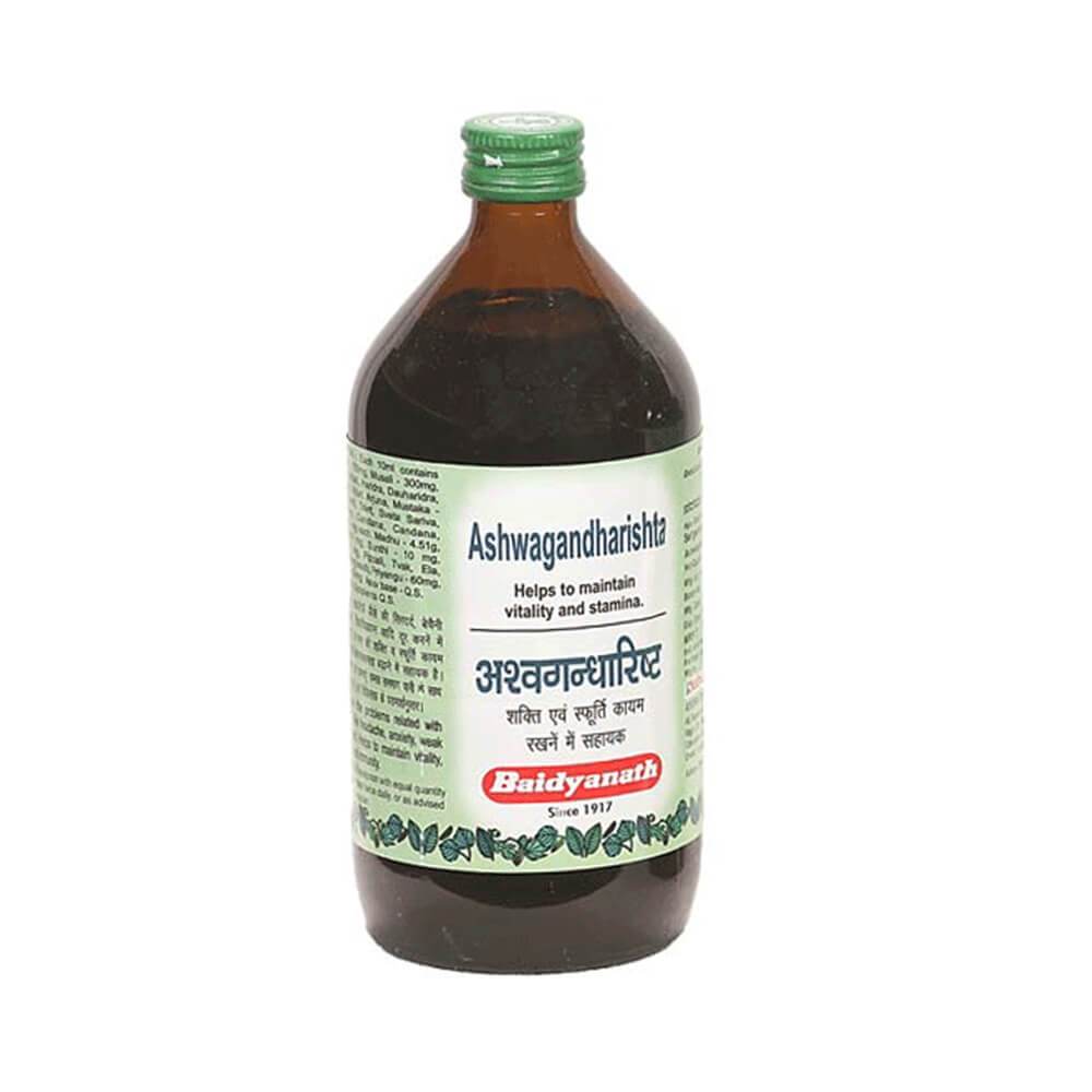 Baidyanath Ashwagandharishta 450 ML - Distacart